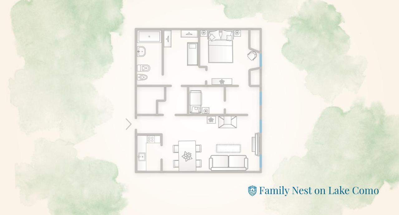 Family Nest Overlooking Lake Como - By Rent All Como Argegno Exteriér fotografie